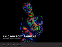 Tablet Screenshot of chicagobodypainting.com